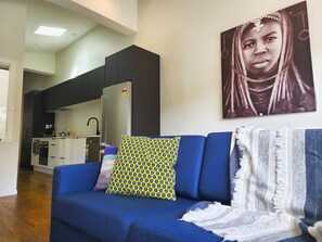 Deluxe-Apartment, 2 Schlafzimmer | Wohnbereich