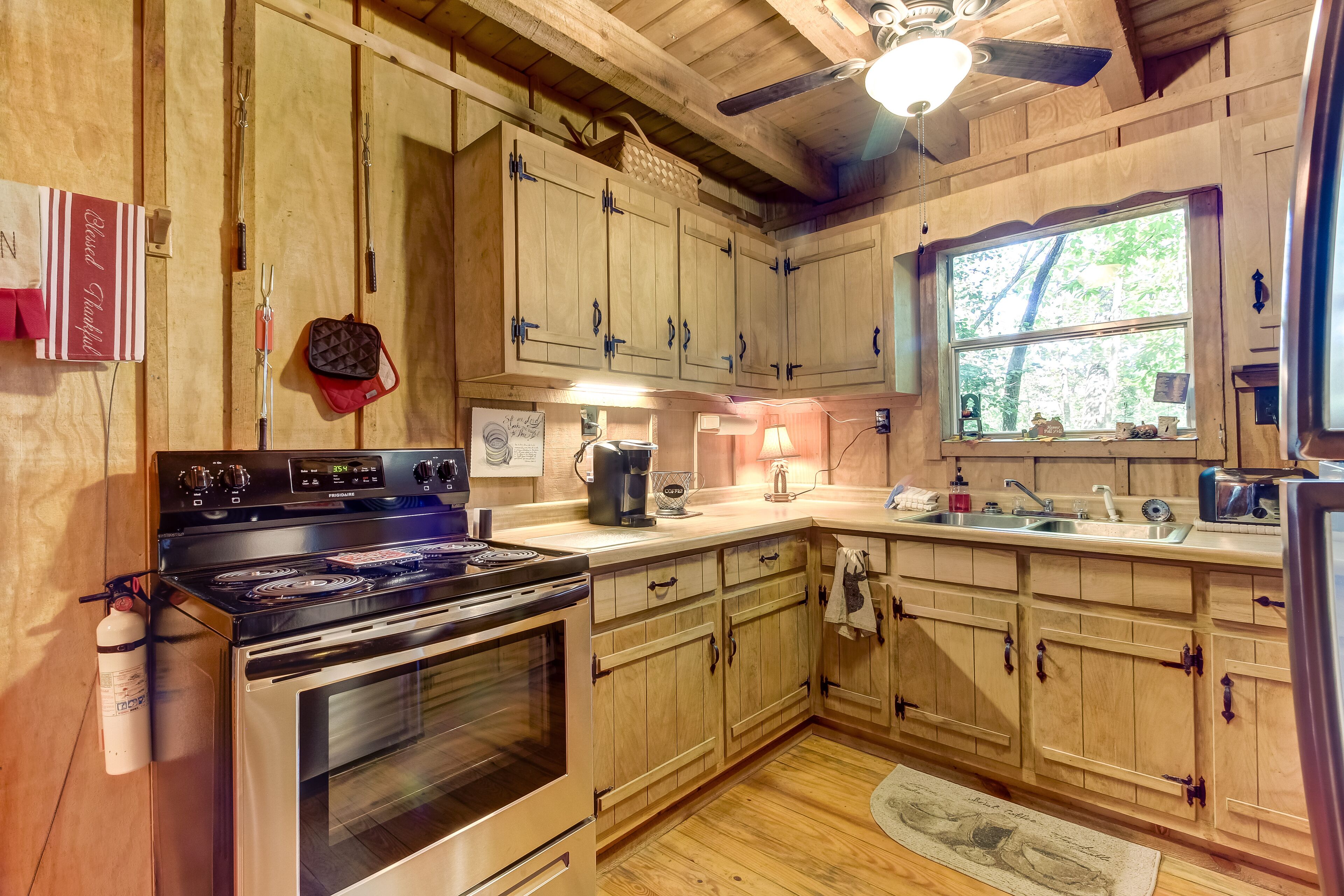 Quaint Country Cottage w/ Wood Stove, Furnished Porch, Firepit, Free WiFi