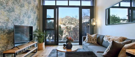 Appartement Luxe, 1 chambre | Coin séjour | TV connectée, Netflix, services de streaming