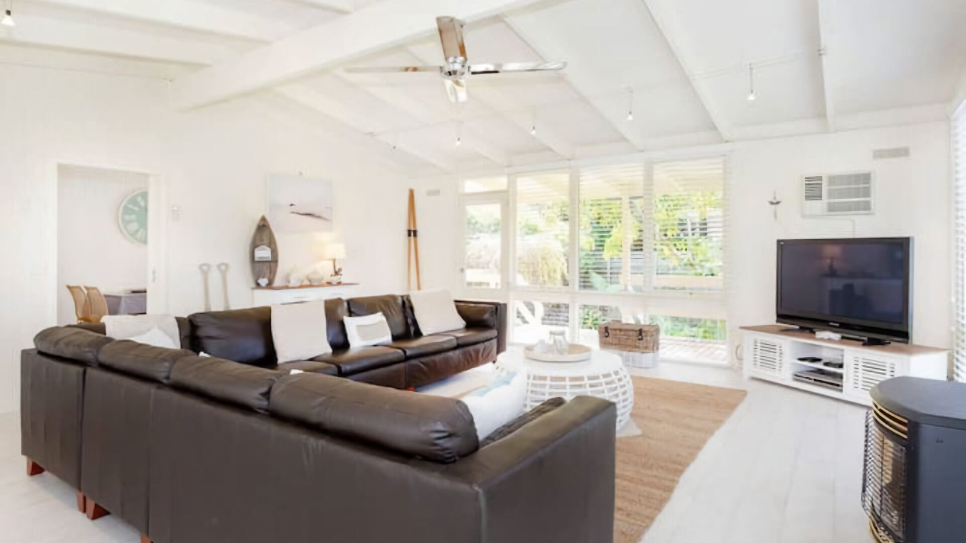 TV connectée, cheminée