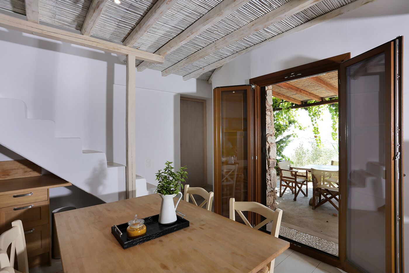 apartment, sea view | living area | flat-screen tv