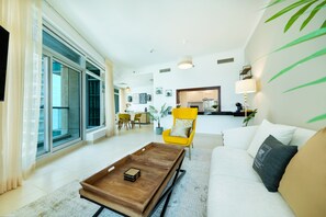 Apartment, 2 Bedrooms | Living area | LCD TV - Maison Privee - 5* Apt with 2BR in Downtown Dubai (Dubai)