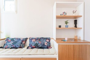 1 chambre, fer et planche Ă repasser, Wi-Fi, draps fournis