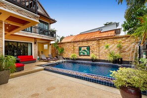 Front of property - Sun-Soaked Spacious Villa - Pool, Hot Tub (Choeng Thale)