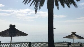 Utsikt mot havet/stranden