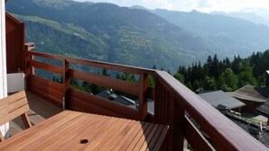 Terrace/patio - Cozy T3 for 6 people in center with ski-in/ski-out, parking (La Tania)