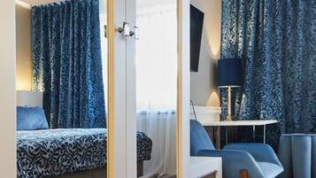 Hypo-allergenic bedding, memory-foam beds, blackout curtains
