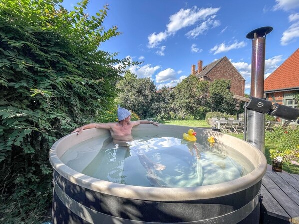 Idromassaggio all'aperto