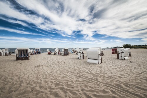 traumHaff® memorial Summer by the Sea, private NORDICSPA, 2 fireplaces, boat, dog