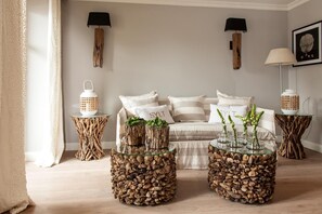 Televisión LED, chimenea