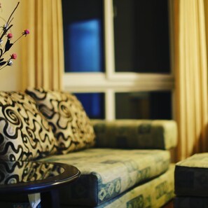Living area - NhuChhe Apartments (Lalitpur)