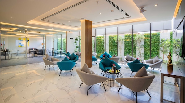 Lobby sitting area