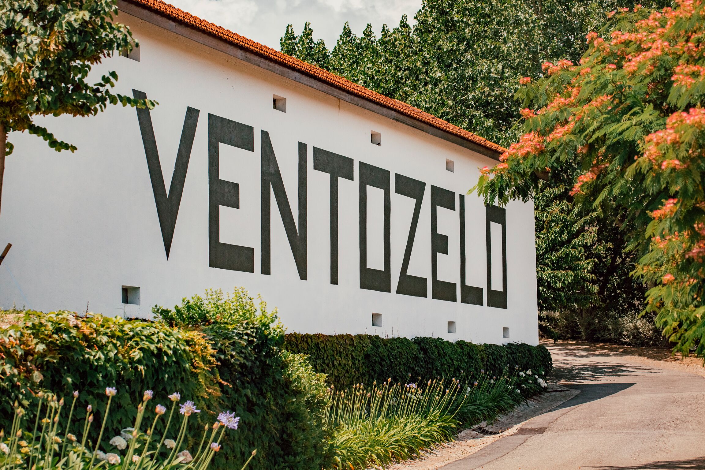 Un edificio con un cartel grande que dice "VENTOZELD".