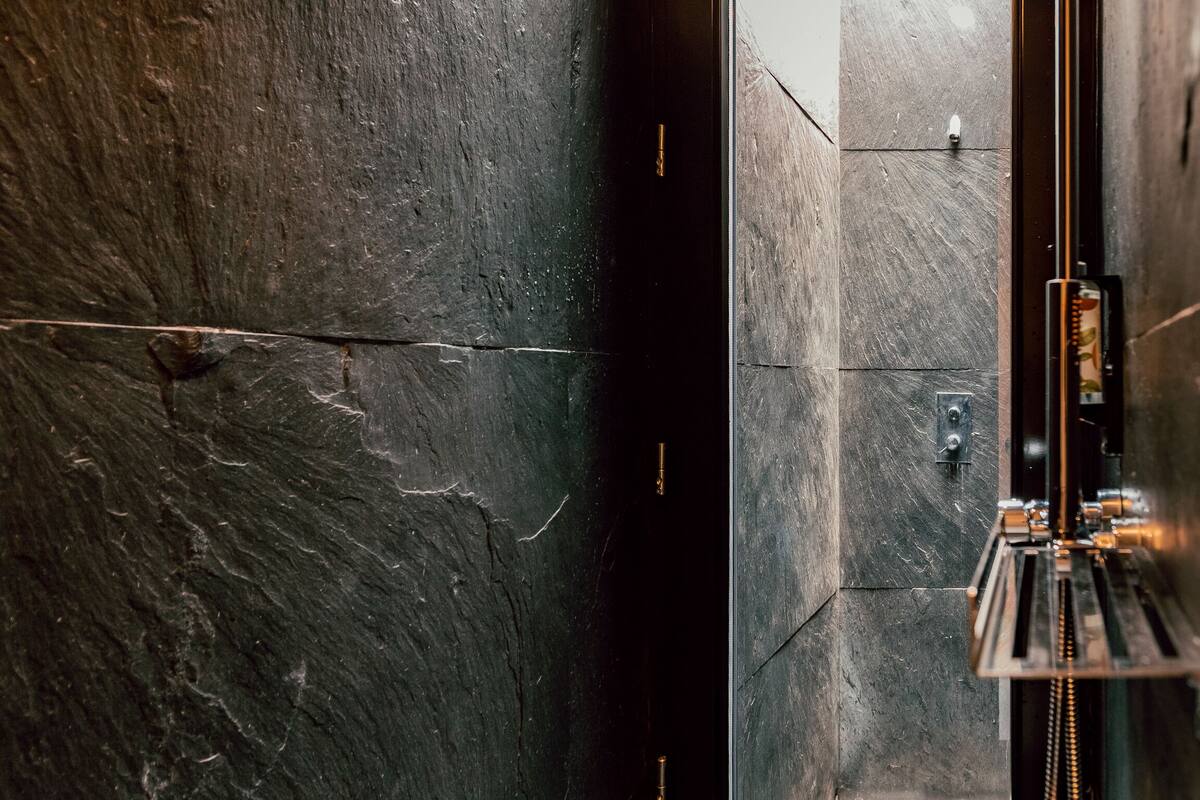 suite | bathroom | hair dryer, bathrobes, slippers, towels