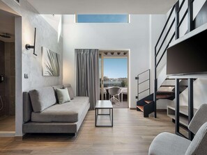 In-room safe, individually decorated, laptop workspace, soundproofing - Myrion Beach Resort & Spa - Adults Only (Platanias)