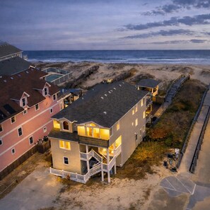 Exterior - Oceanfront luxury in this spacious 10-bedroom home in South Nags Head. (South Nags Head)