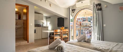 Chambre Double (Street View) | 1 chambre, Wi-Fi gratuit, draps fournis