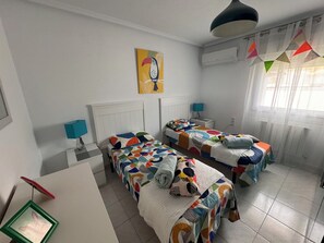 3 bedrooms, iron/ironing board, travel cot, free WiFi