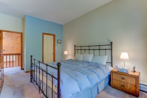 4 dormitorios, escritorio, wifi gratis y ropa de cama