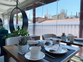 Daily buffet breakfast (EUR 25 per person)