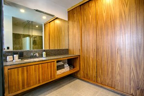 Hair dryer, towels - Chic, Spacious Condo | Great Walkability, Pool, Gym, Rooftop Views (Puerto Vallarta)