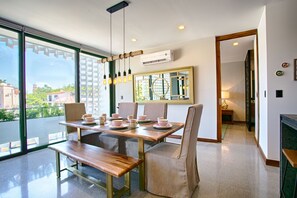 Dining - Chic, Spacious Condo | Great Walkability, Pool, Gym, Rooftop Views (Puerto Vallarta)
