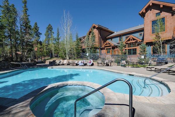 Indoor pool, a heated pool