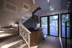 Interior entrance