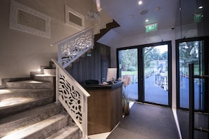 Interior entrance