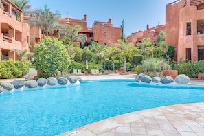 A heated pool - Bahia - Romen 2.4 PENTHOUSE SEA VIEW & JACUZZI 3B (Arona)