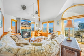 Smart TV, video games, DVD player - Semi-Oceanfront Home w/ Hot Tub, Game Room, Theater, Basketball, Beach Nearby (Rodanthe)