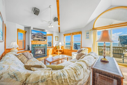 Semi-Oceanfront Home w/ Hot Tub, Game Room, Theater, Basketball, Beach Nearby