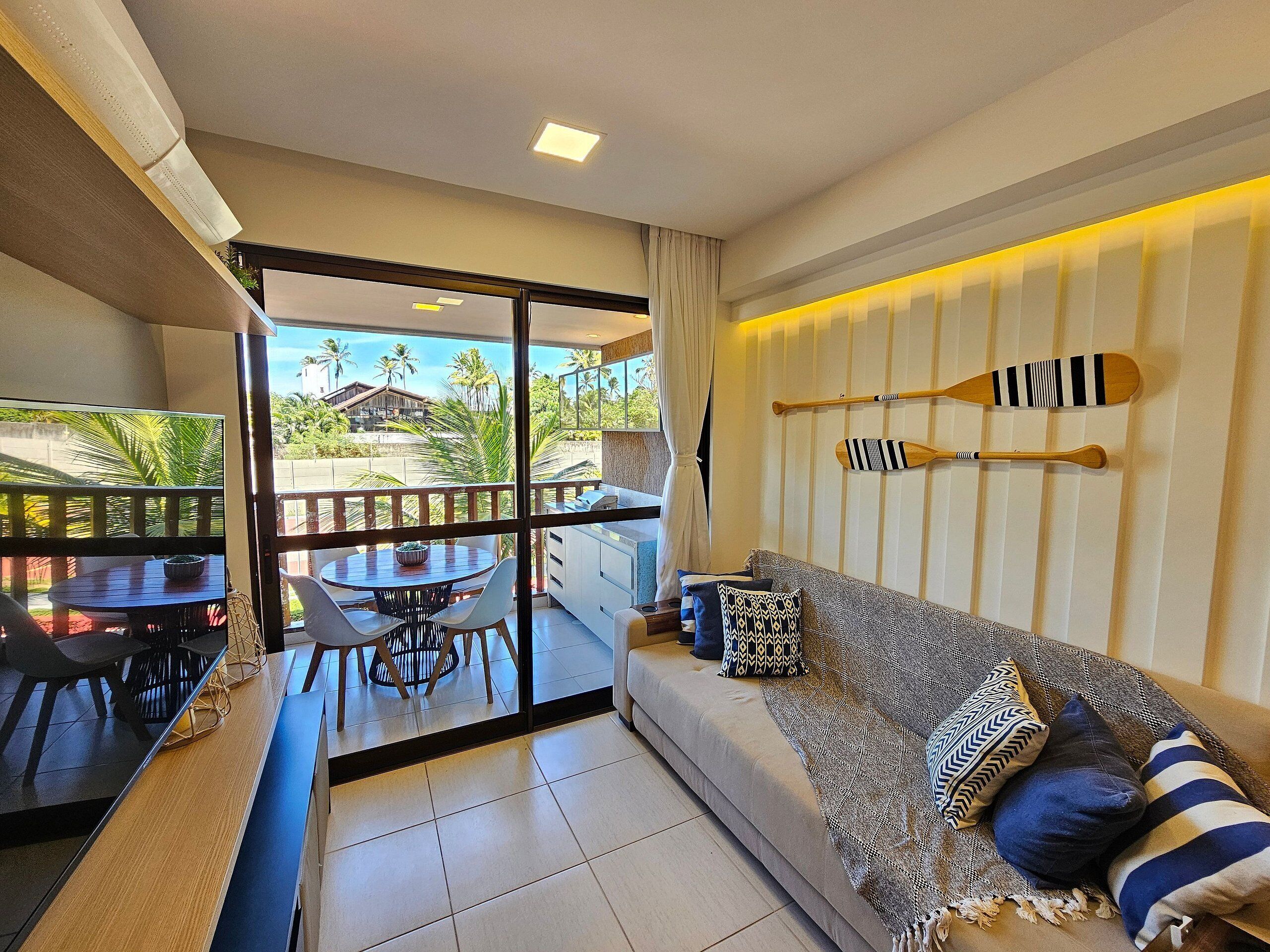 Classic Apartment | Living area | 32-inch Smart TV with satellite channels, TV