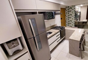 公寓 | 私人厨房 | 冰箱、厨具/餐具、冰柜