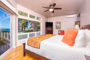 4 slaapkamers, een bureau, een strijkplank/strijkijzer, gratis wifi