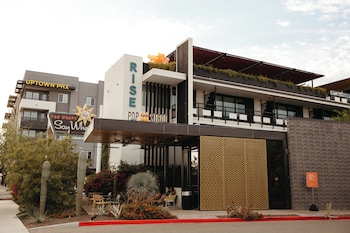 Hotel exterior and entrance at Rise Uptown Hotel 