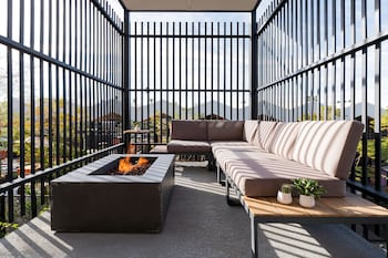 In-room safe, individually decorated, individually furnished at Rise Uptown Hotel 