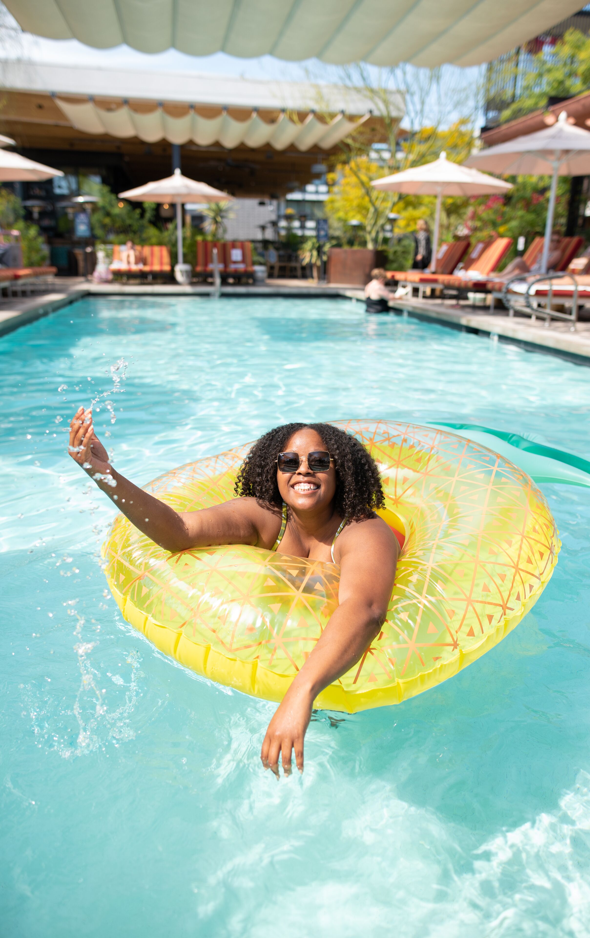 outdoor pool, pool cabanas (surcharge), pool umbrellas