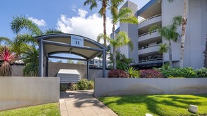Property grounds - Florentine, 2/11 Columbia Cl - sensational waterviews & pool in complex (Nelson Bay)