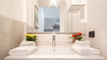 Regadera, secadora de cabello, bidet