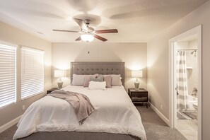 4 bedrooms, iron/ironing board, free WiFi, bed sheets