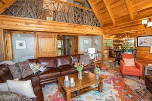 TV, fireplace, DVD player, books