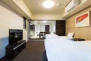 Deluxe Apartment | Free WiFi, bed sheets, wheelchair access - RAKU Hotel (Kyoto)