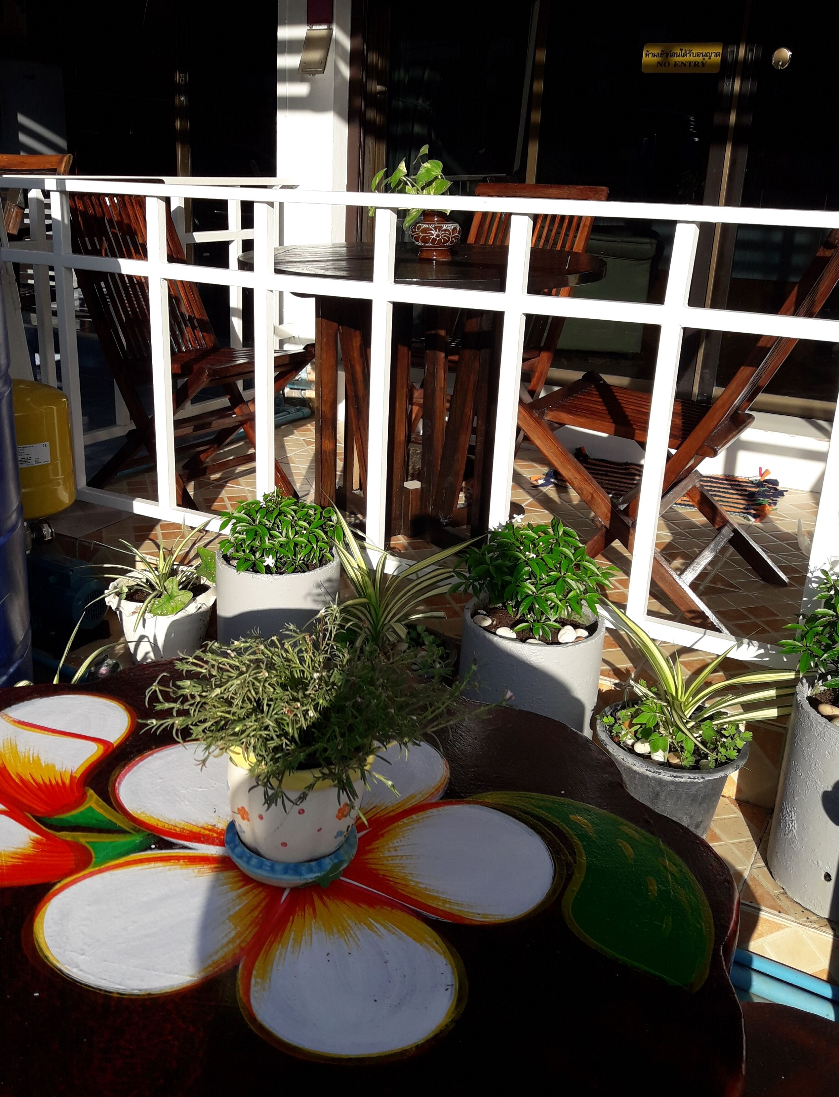 Familie vierpersoonskamer | Uitzicht op de tuin