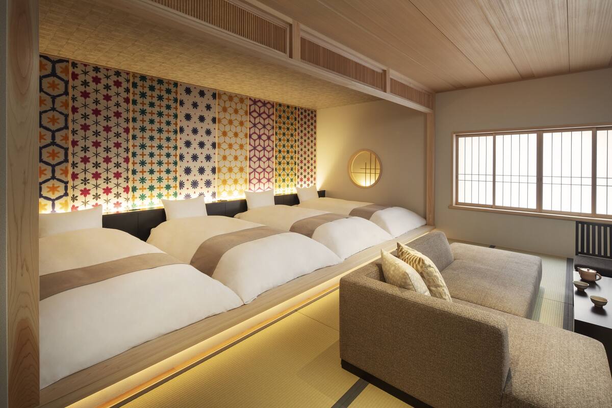 Phòng truyền thống (Japanese Style, for 4 Guests, FA4) | Minibar, két bảo mật tại phòng, bàn ủi/dụng cụ ủi quần áo 