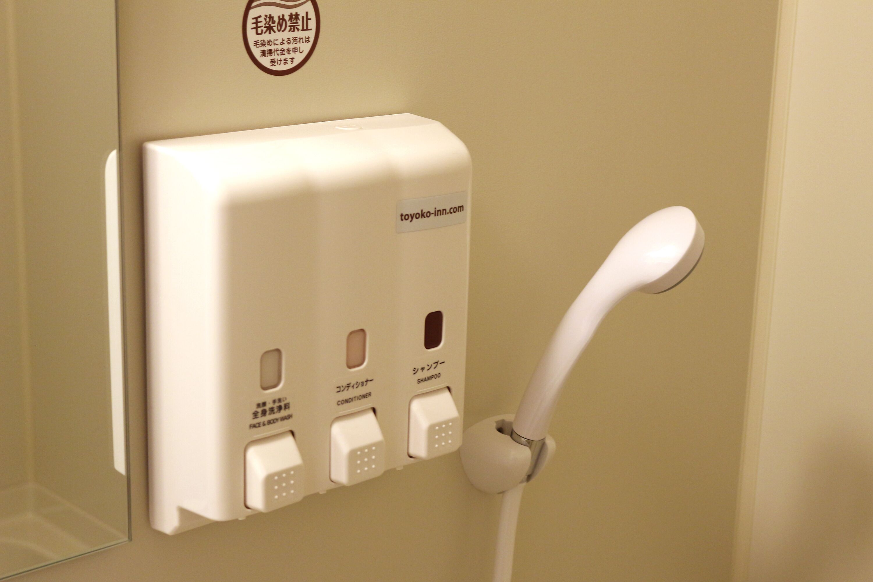 combined shower/bathtub, free toiletries, hair dryer, electronic bidet