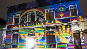 Front of property – evening/night