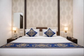 Deluxe Room, 1 Bedroom | Premium bedding, memory-foam beds, laptop workspace, free WiFi - Hotel Tamanna - 50 Meter from Golden Temple (Amritsar)