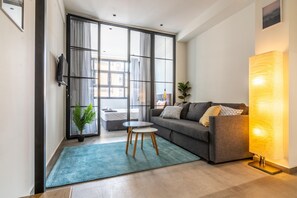 Appartement, 1 chambre | Coin séjour