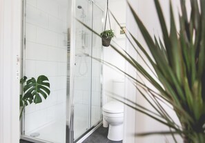 Apartment | Bathroom shower - Luxurious Penthouse with Harbour Views (St Ives)